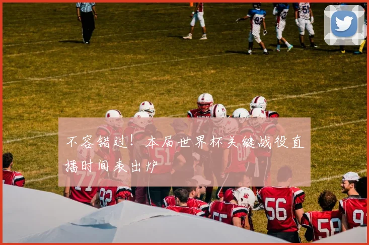 不容错过！本届世界杯关键战役直播时间表出炉